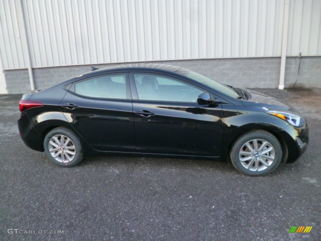 Black 2014 Hyundai Elantra SE Sedan Exterior Photo #89738893