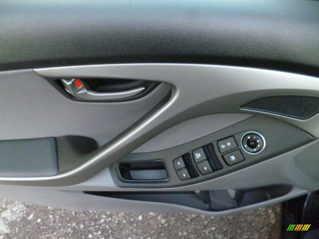 2014 Elantra SE Sedan - Black / Gray photo #17