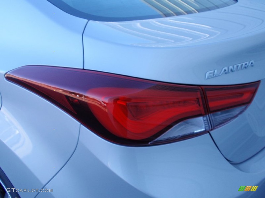 2014 Elantra Limited Sedan - Silver / Gray photo #13