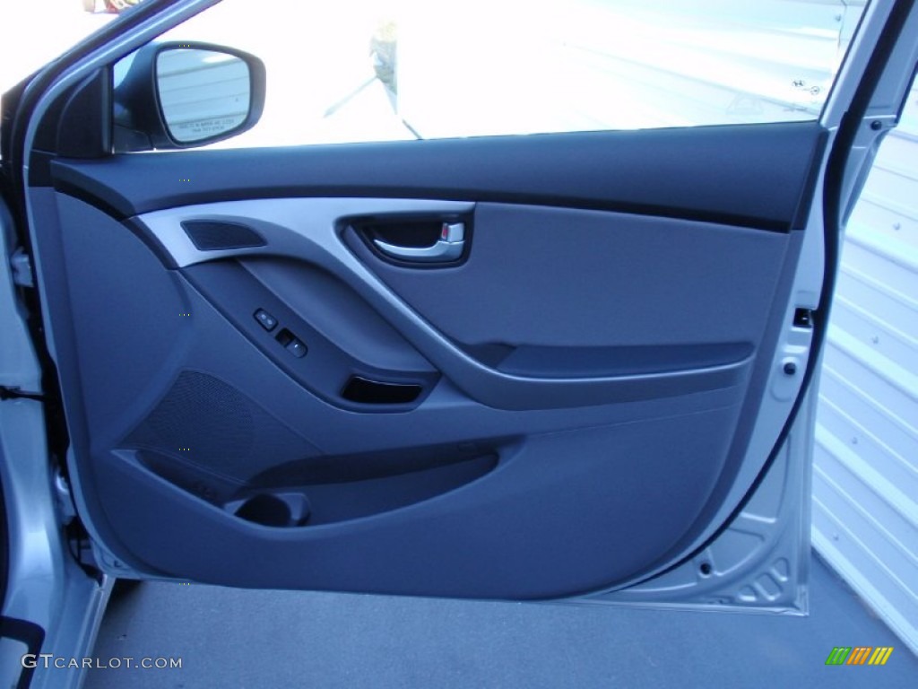 2014 Elantra Limited Sedan - Silver / Gray photo #17