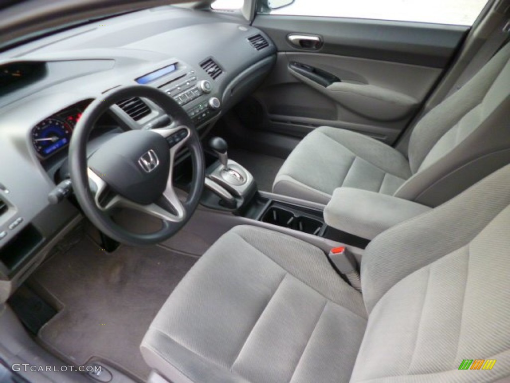 2011 Civic LX Sedan - Polished Metal Metallic / Gray photo #16