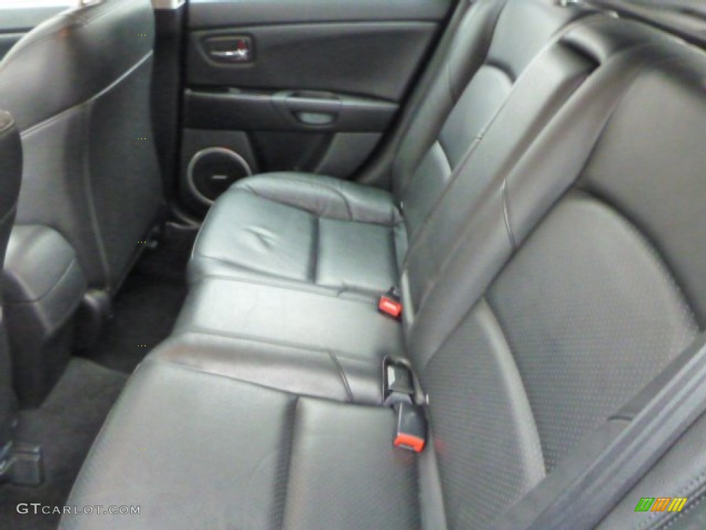 2008 MAZDA3 s Grand Touring Hatchback - Stormy Blue Mica / Black photo #5