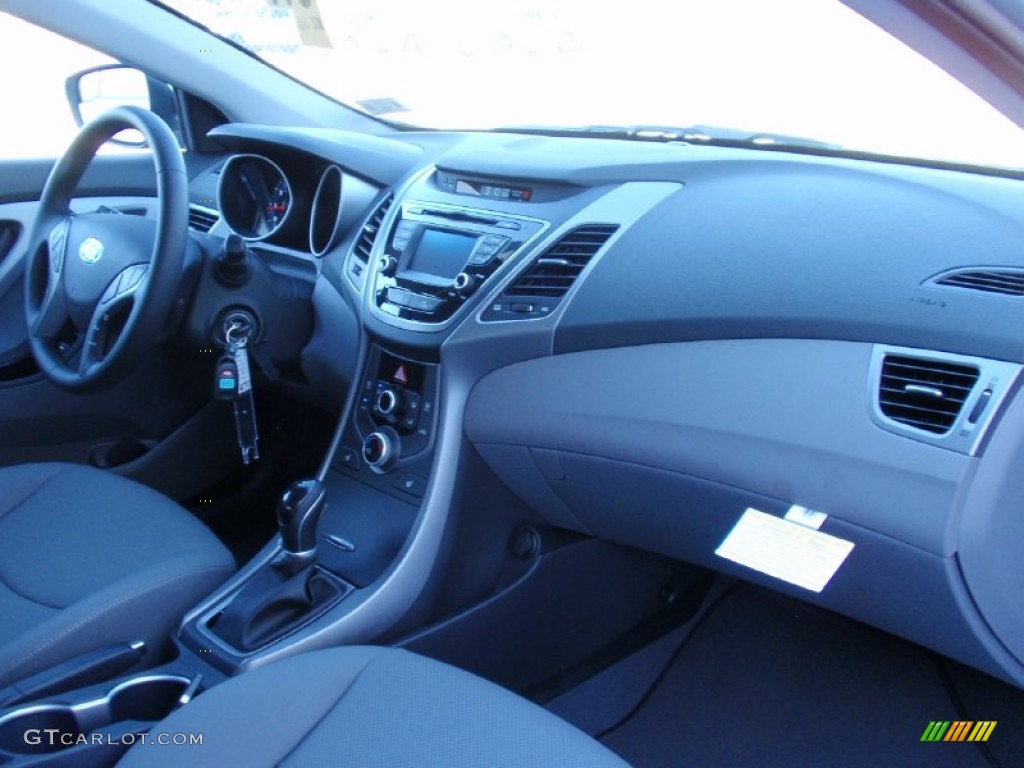 2014 Elantra Limited Sedan - Silver / Gray photo #18