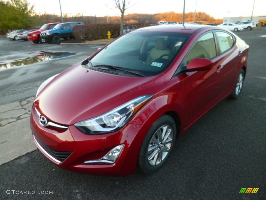 Red 2014 Hyundai Elantra SE Sedan Exterior Photo #89739243