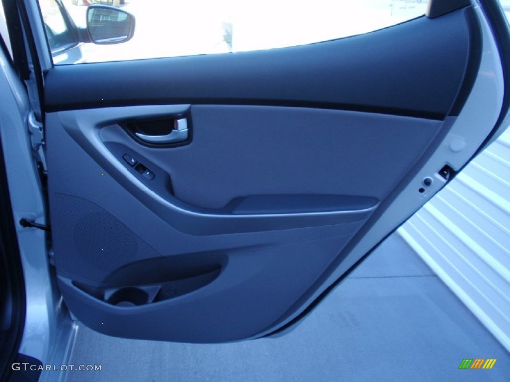 2014 Elantra Limited Sedan - Silver / Gray photo #20