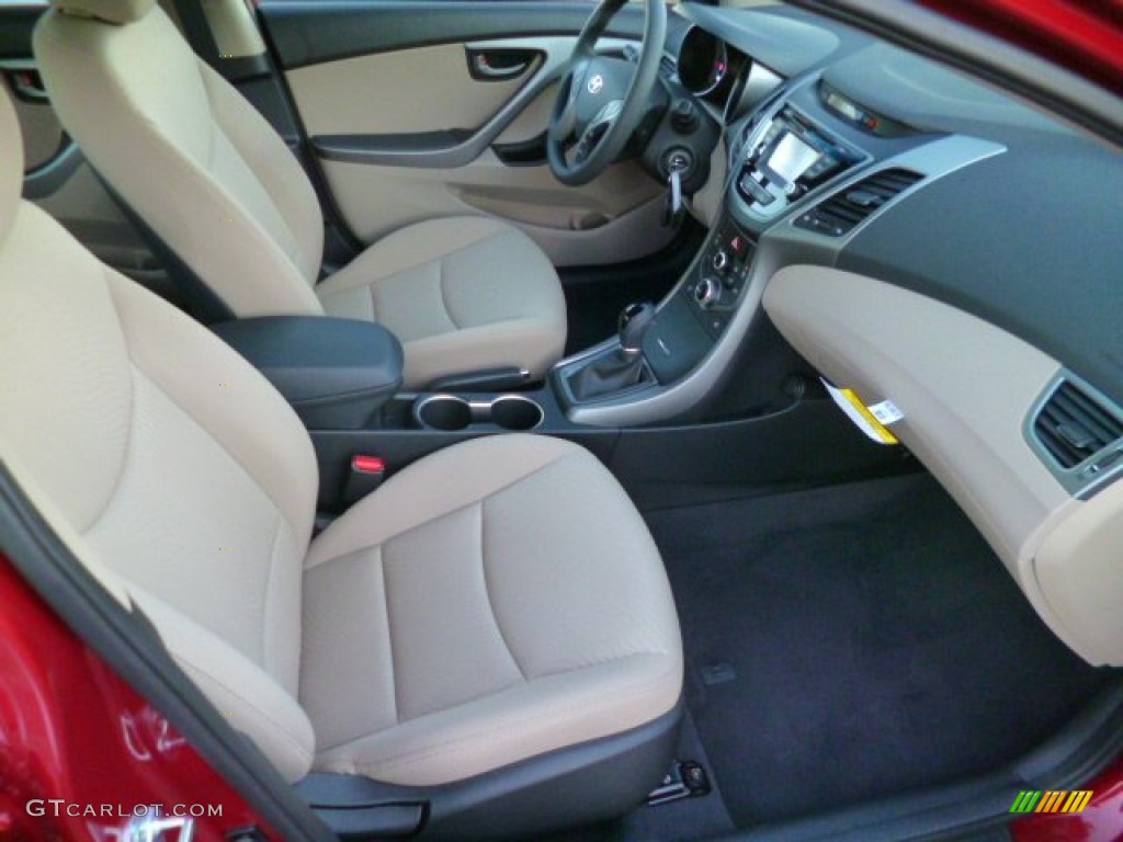 2014 Hyundai Elantra SE Sedan Front Seat Photo #89739400