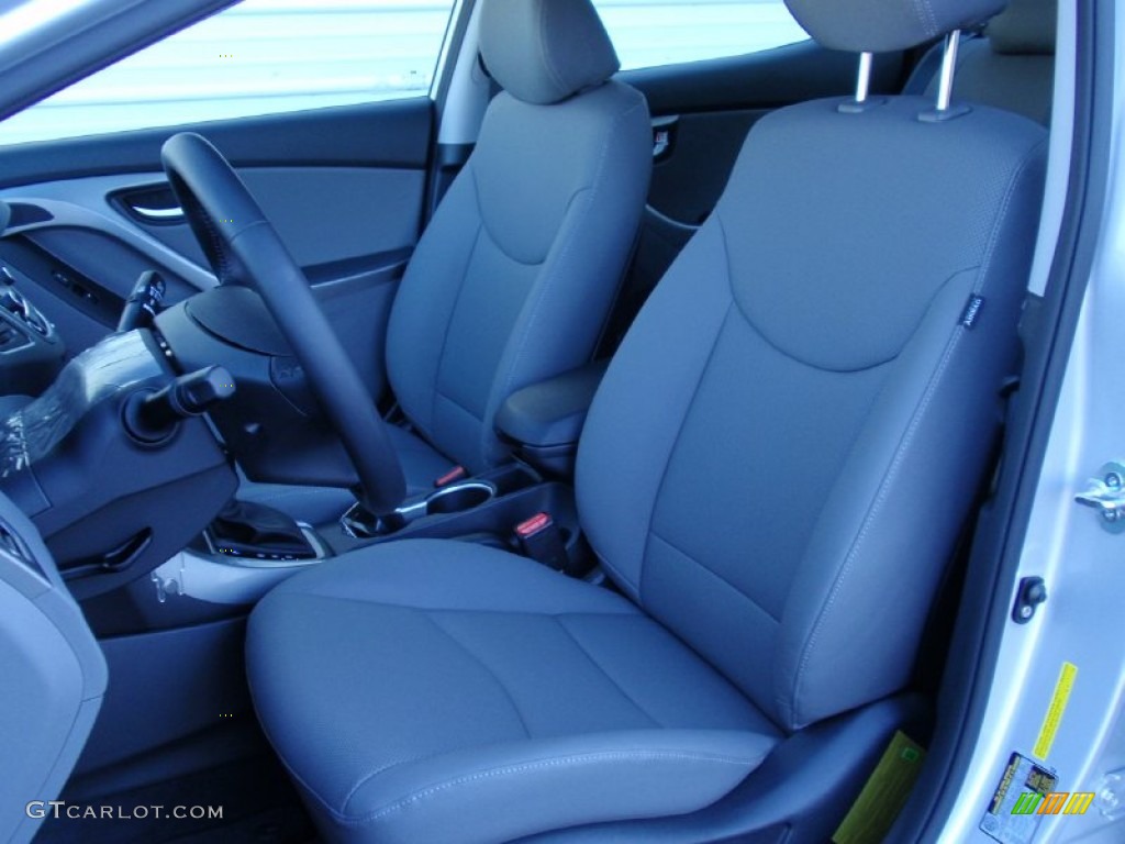 2014 Elantra Limited Sedan - Silver / Gray photo #26