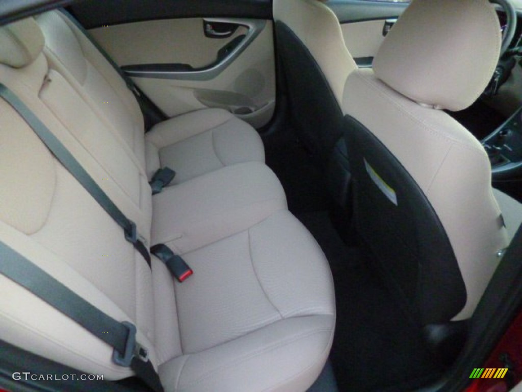 2014 Hyundai Elantra SE Sedan Rear Seat Photo #89739445