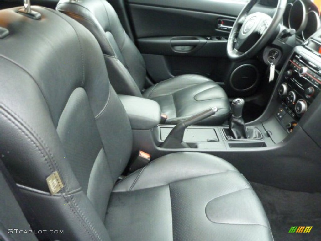 2008 MAZDA3 s Grand Touring Hatchback - Stormy Blue Mica / Black photo #16