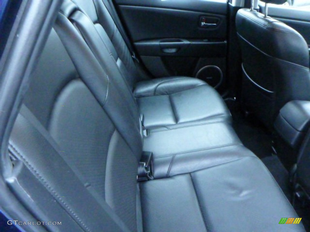 2008 MAZDA3 s Grand Touring Hatchback - Stormy Blue Mica / Black photo #17