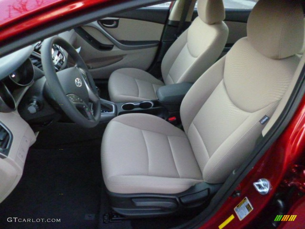 2014 Hyundai Elantra SE Sedan Front Seat Photo #89739508