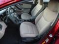 Beige 2014 Hyundai Elantra SE Sedan Interior Color