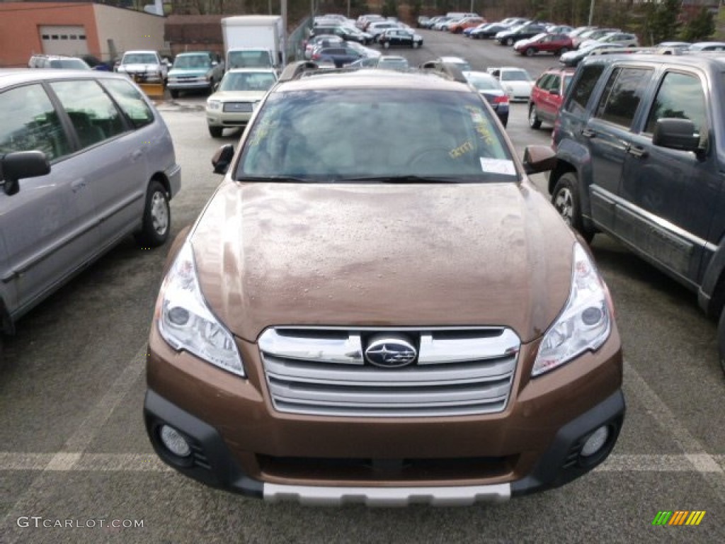 2013 Outback 2.5i Limited - Caramel Bronze Pearl / Warm Ivory Leather photo #2