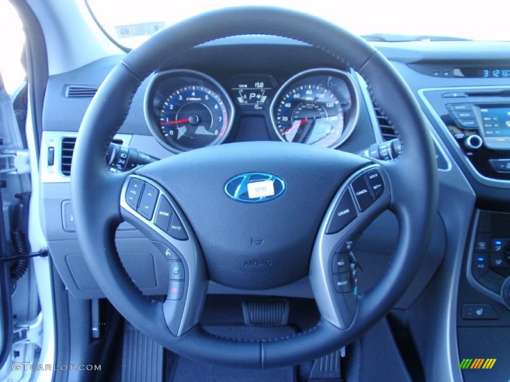2014 Elantra Limited Sedan - Silver / Gray photo #31