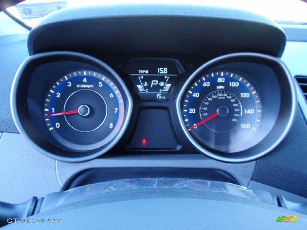 2014 Elantra Limited Sedan - Silver / Gray photo #32