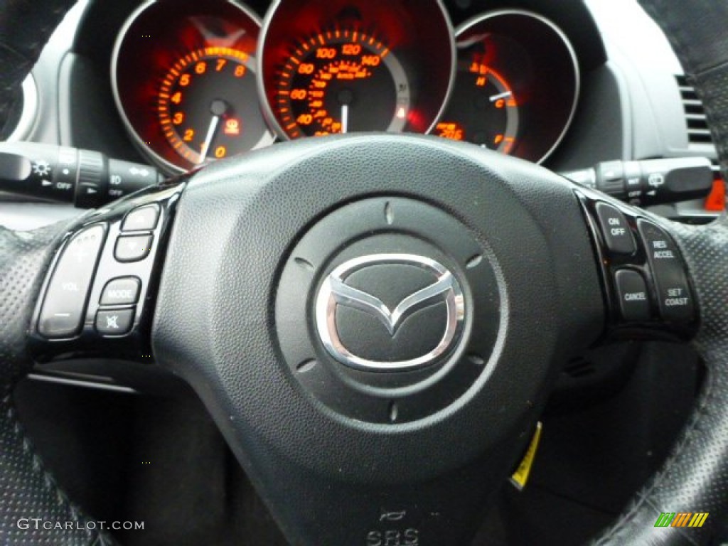 2008 MAZDA3 s Grand Touring Hatchback - Stormy Blue Mica / Black photo #21