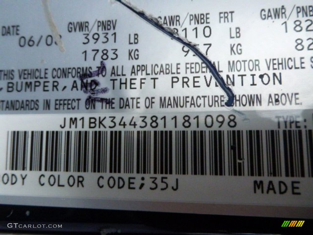 2008 MAZDA3 s Grand Touring Hatchback - Stormy Blue Mica / Black photo #25