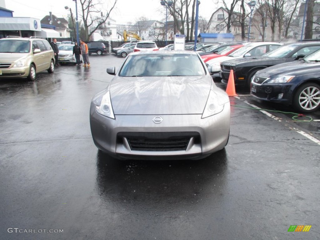 2009 370Z Coupe - Platinum Graphite / Black Leather photo #2