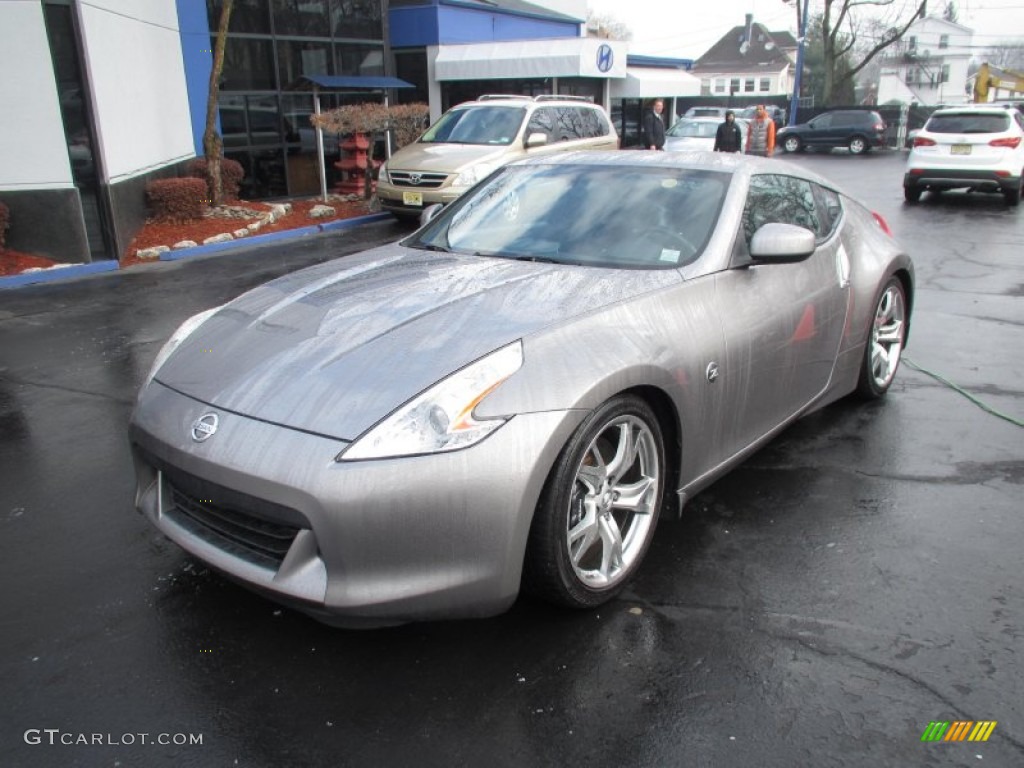 2009 370Z Coupe - Platinum Graphite / Black Leather photo #3