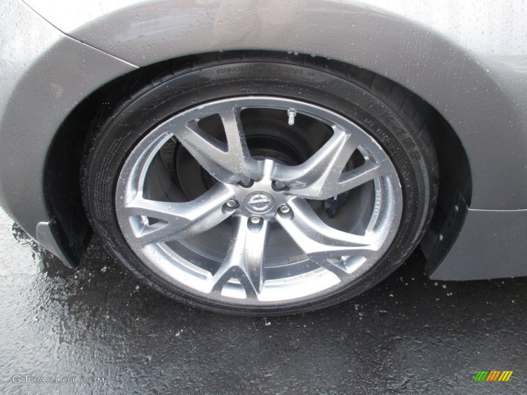2009 370Z Coupe - Platinum Graphite / Black Leather photo #7