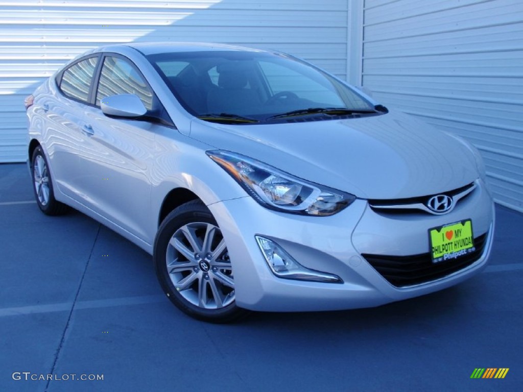 Silver Hyundai Elantra