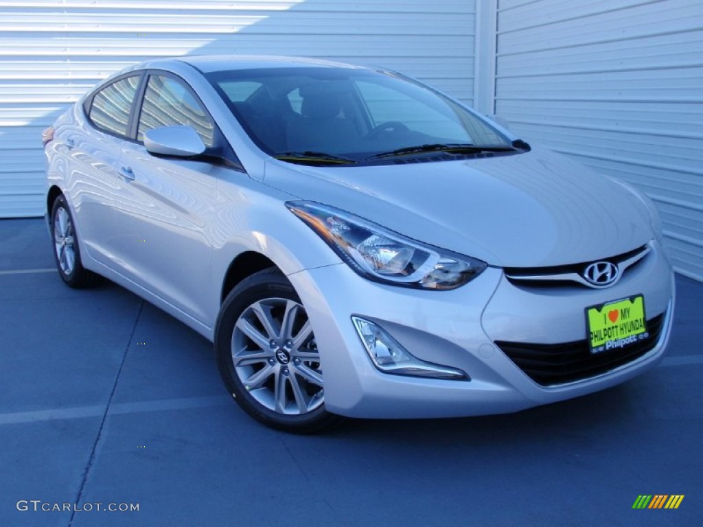 2014 Elantra SE Sedan - Silver / Gray photo #2