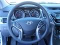 Gray 2014 Hyundai Elantra SE Sedan Steering Wheel