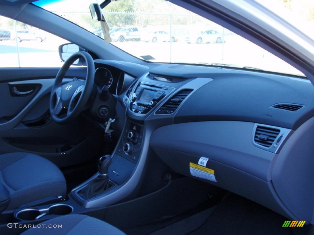 2014 Hyundai Elantra SE Sedan Gray Dashboard Photo #89742787