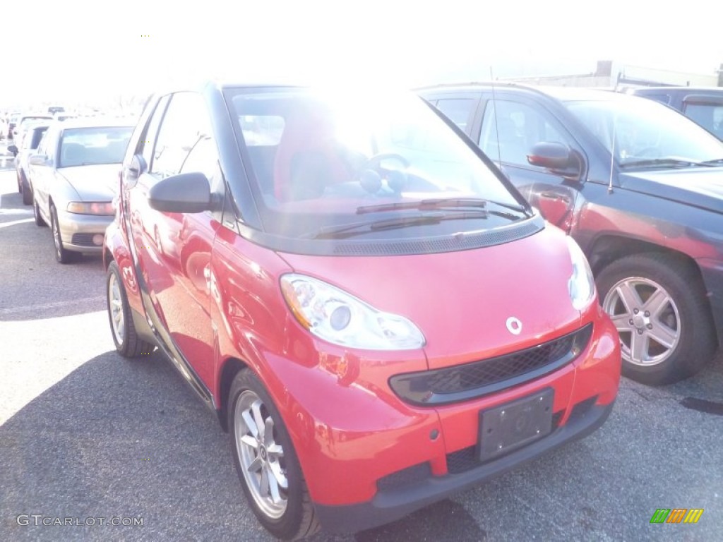 2009 fortwo passion cabriolet - Rally Red / Design Red photo #1