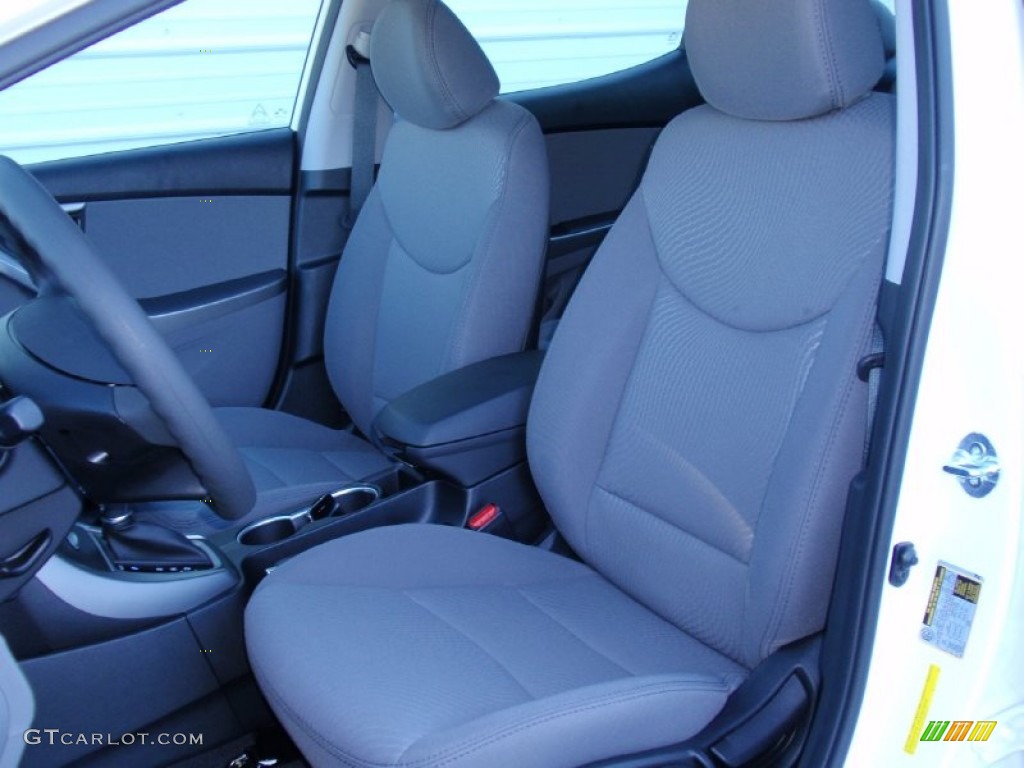 2014 Elantra SE Sedan - White / Gray photo #26