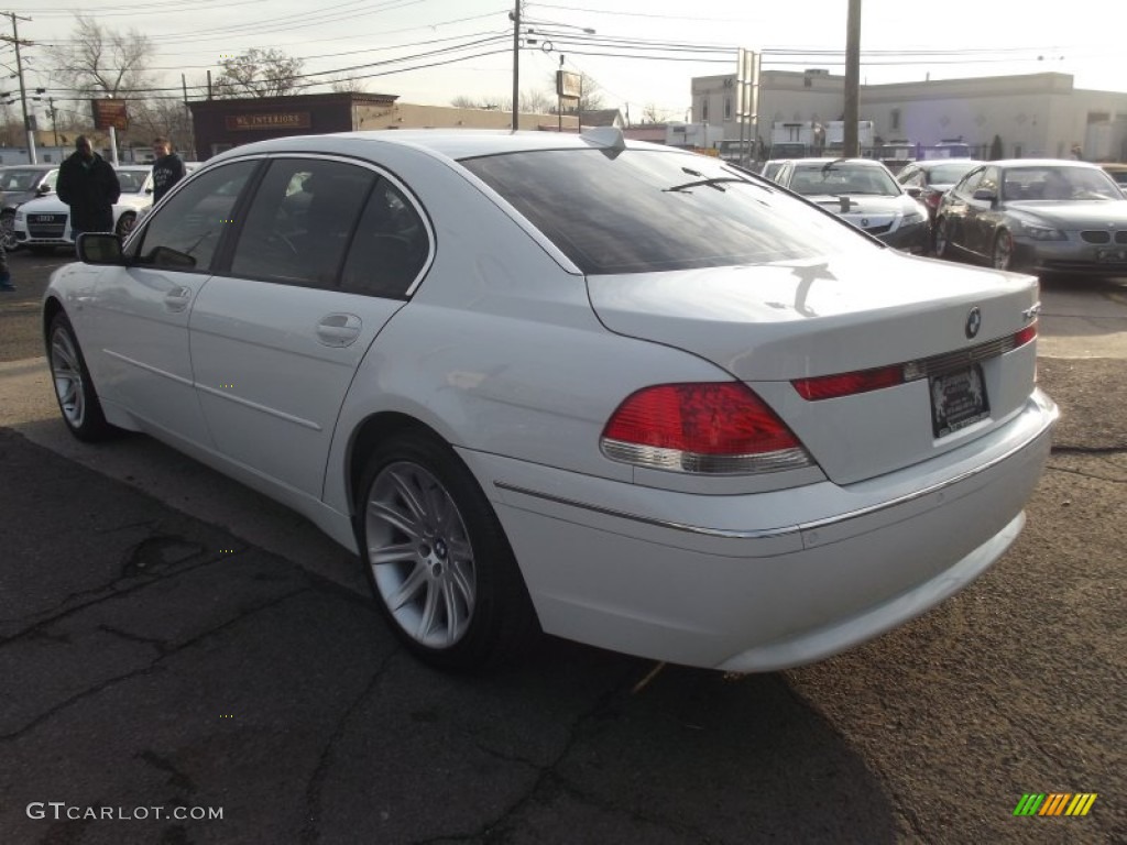 2004 7 Series 745Li Sedan - Alpine White / Black/Black photo #4
