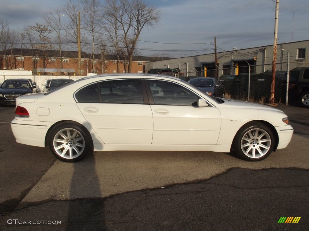 2004 7 Series 745Li Sedan - Alpine White / Black/Black photo #6