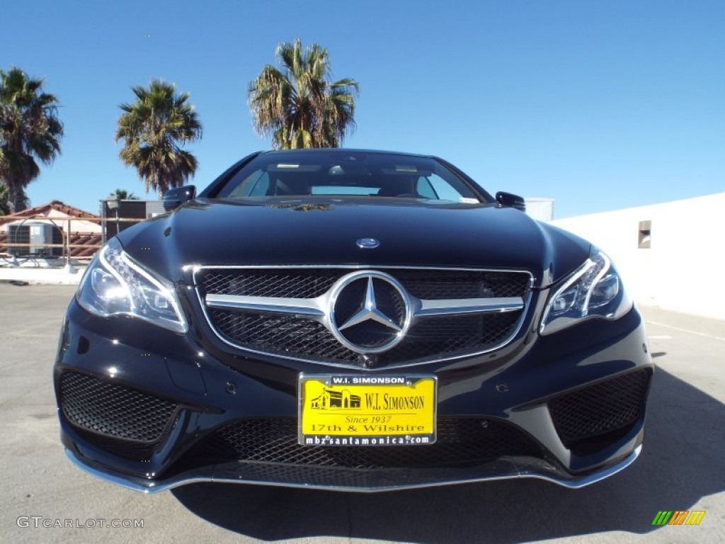 2014 E 550 Coupe - Black / Black photo #2