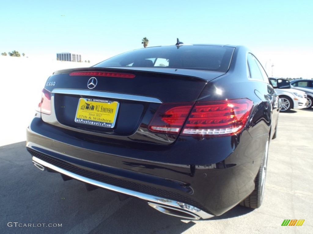 2014 E 550 Coupe - Black / Black photo #4