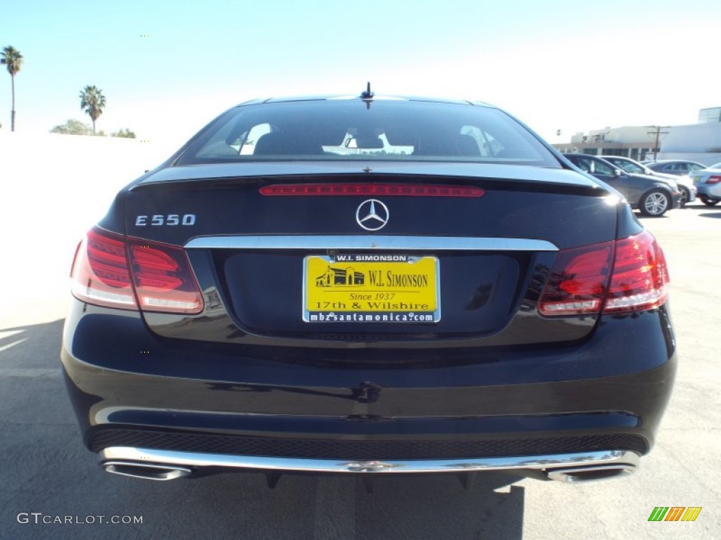2014 E 550 Coupe - Black / Black photo #5