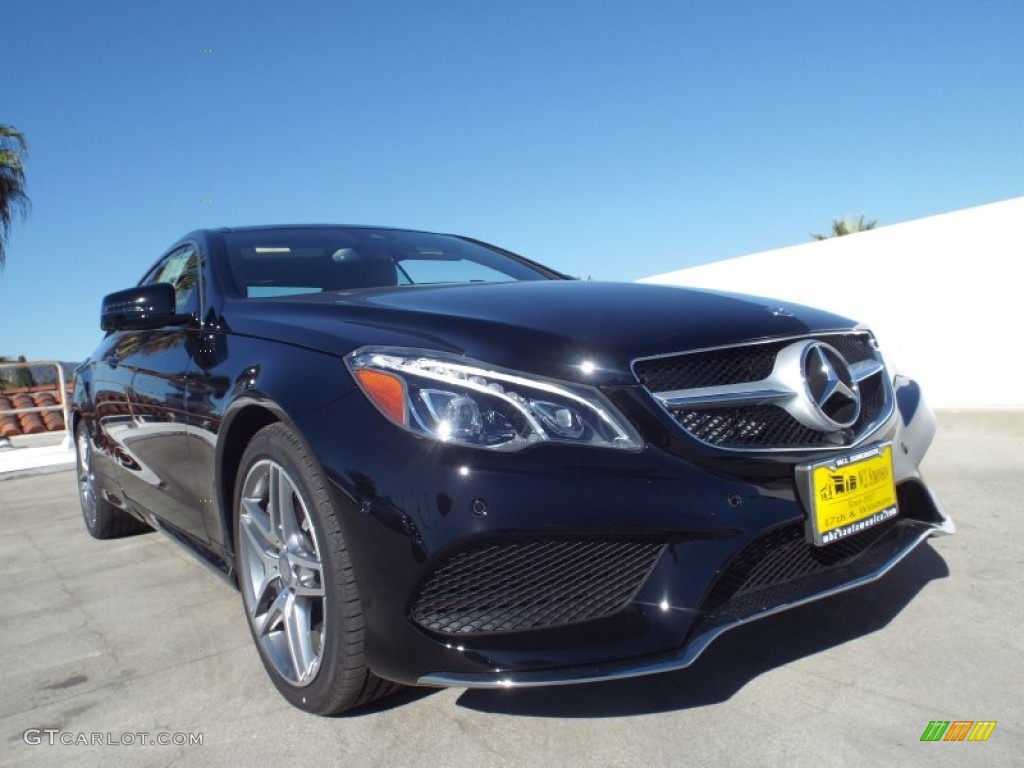 2014 E 550 Coupe - Black / Black photo #11