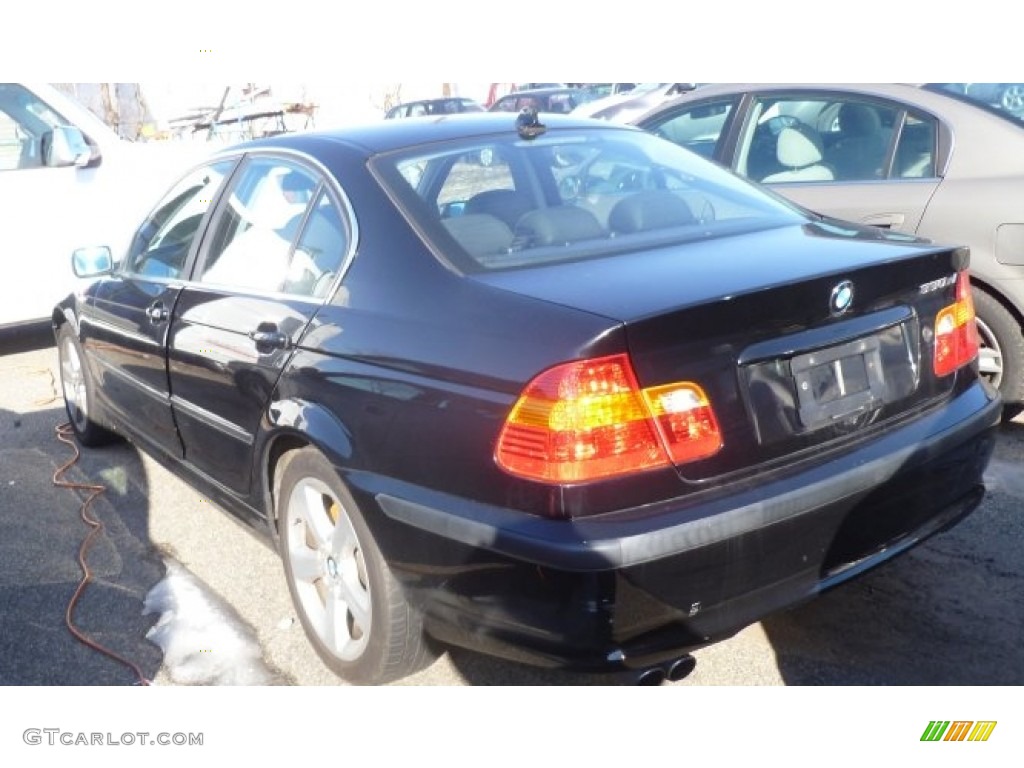2004 3 Series 330xi Sedan - Jet Black / Black photo #4