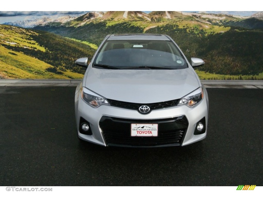 2014 Corolla S - Classic Silver Metallic / Steel Blue photo #2