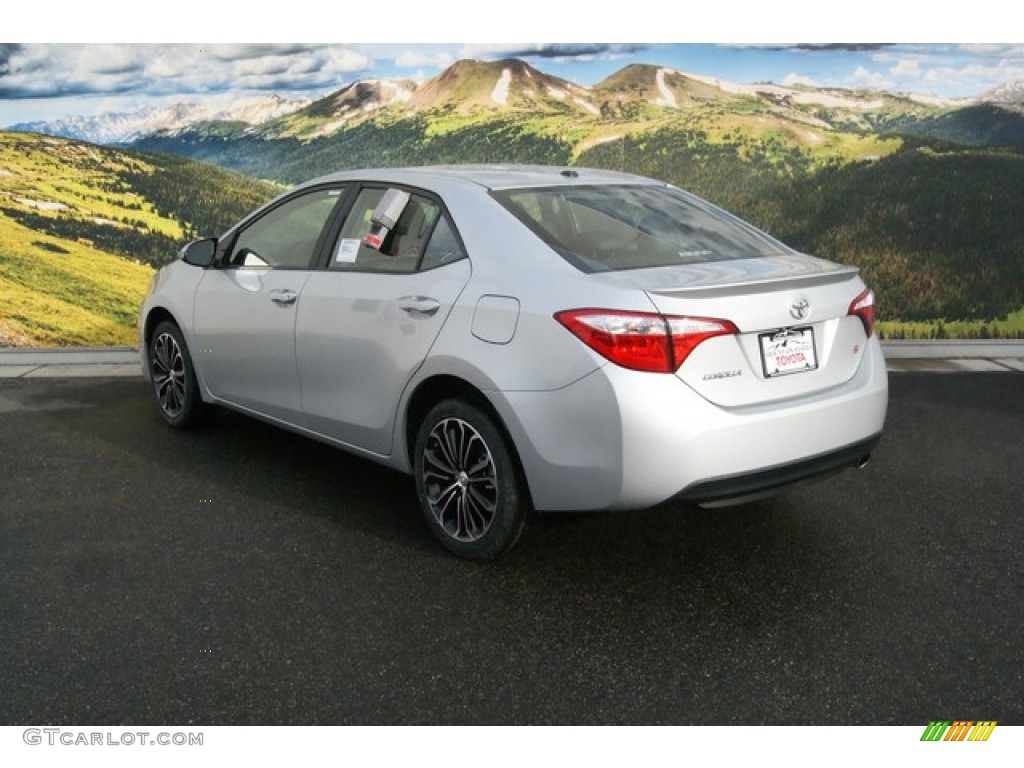 2014 Corolla S - Classic Silver Metallic / Steel Blue photo #3