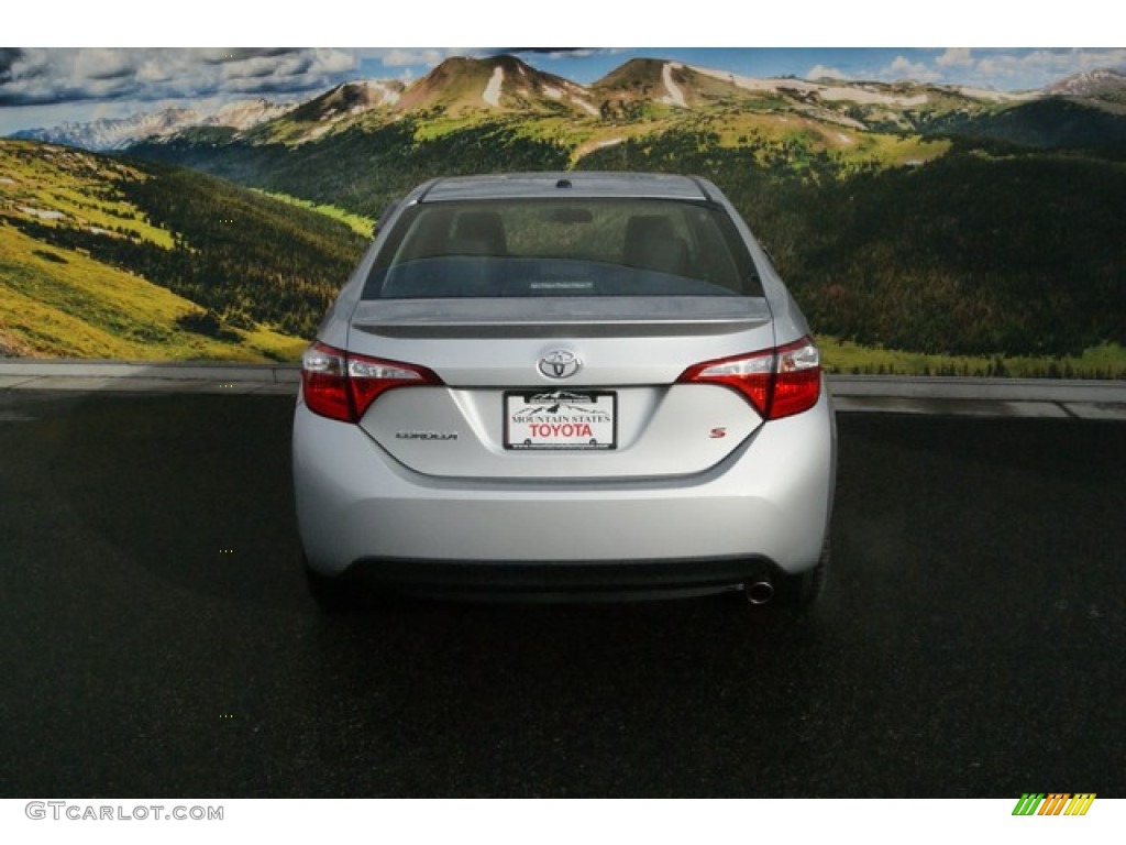 2014 Corolla S - Classic Silver Metallic / Steel Blue photo #4