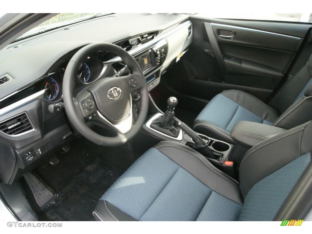 2014 Corolla S - Classic Silver Metallic / Steel Blue photo #5