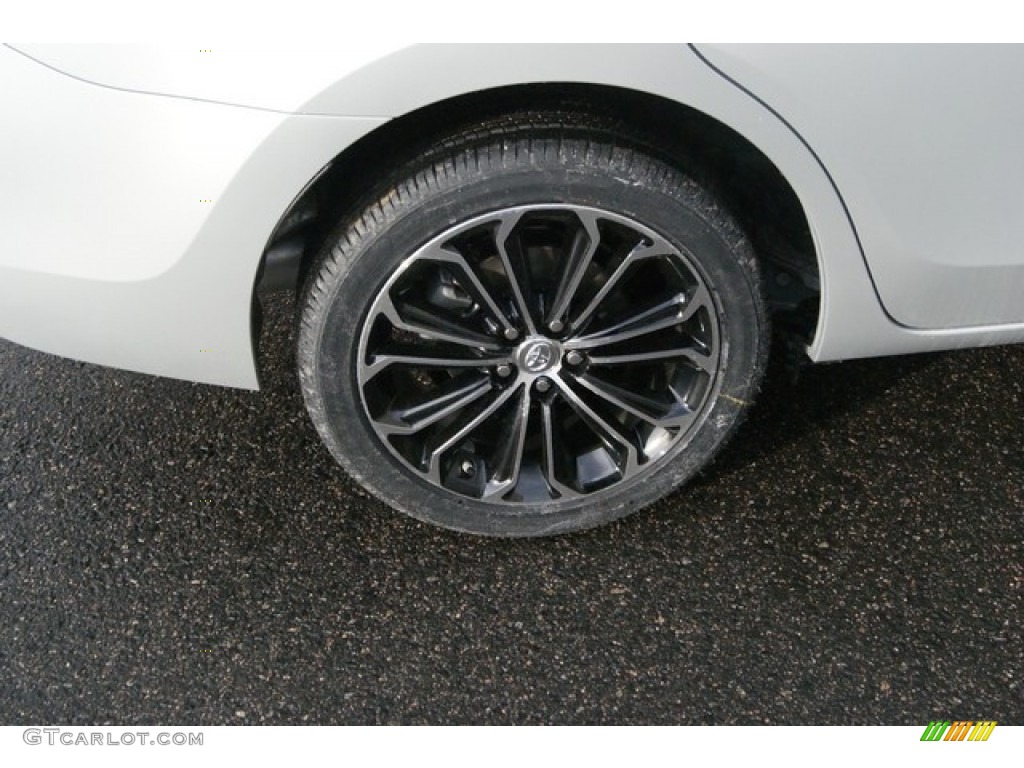 2014 Corolla S - Classic Silver Metallic / Steel Blue photo #9