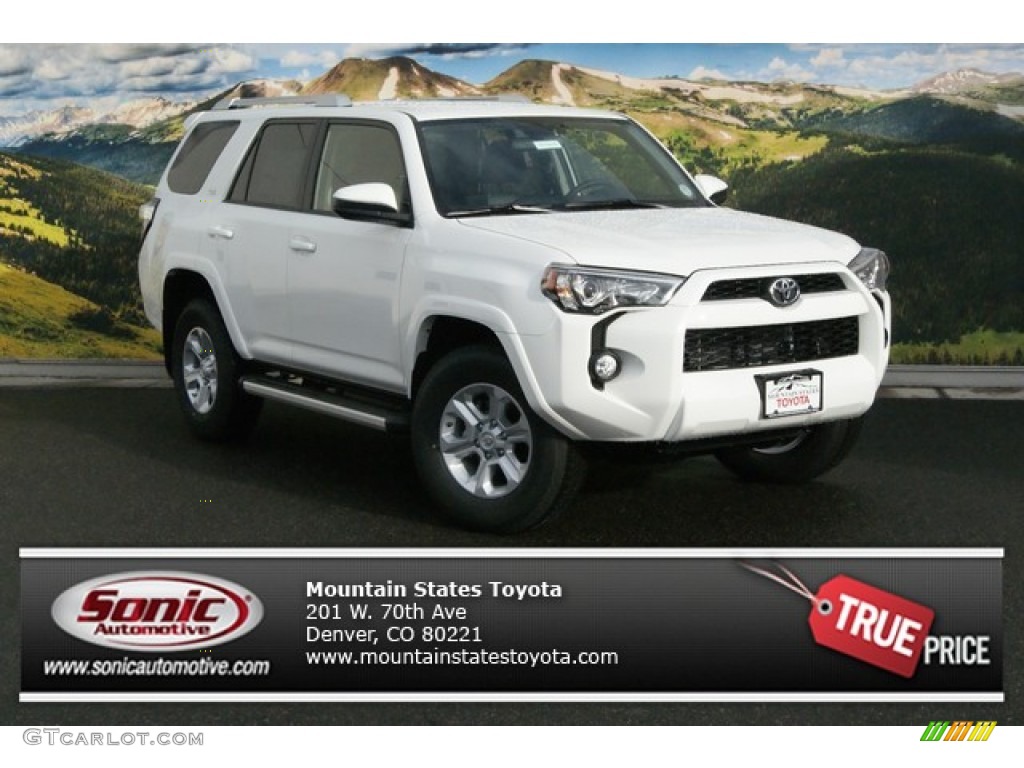 2014 4Runner SR5 4x4 - Super White / Graphite photo #1