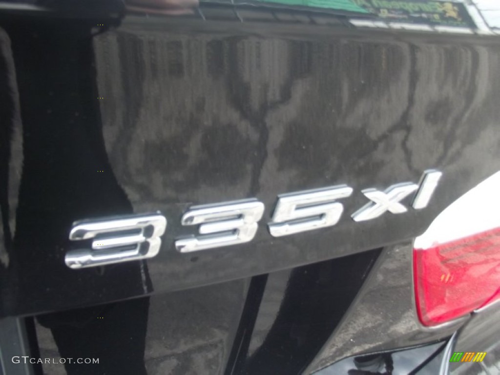 2008 3 Series 335xi Sedan - Jet Black / Black photo #17