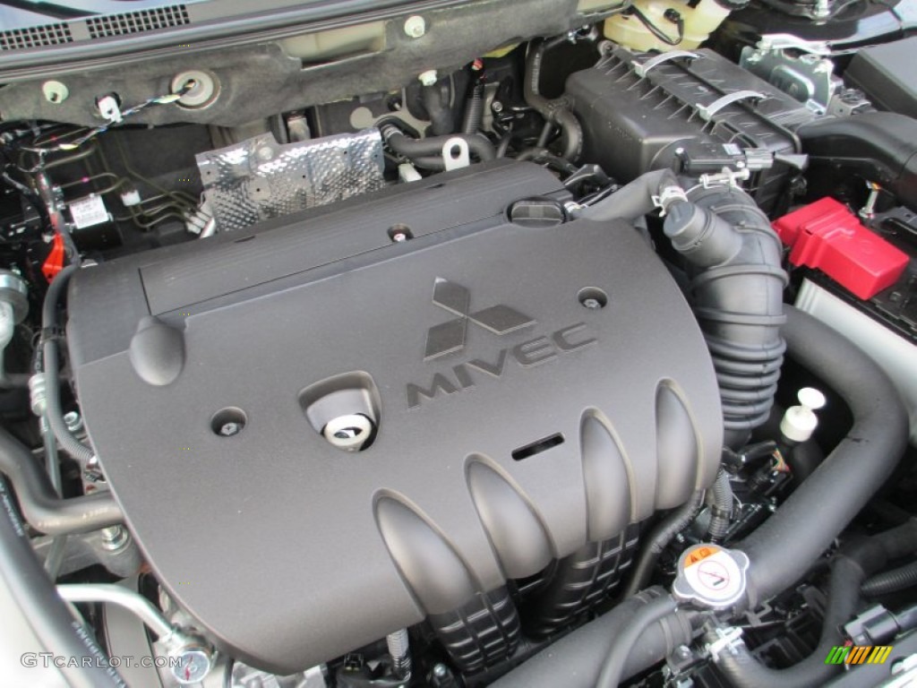 2014 Mitsubishi Lancer GT 2.4 Liter DOHC 16-Valve MIVEC 4 Cylinder Engine Photo #89747431