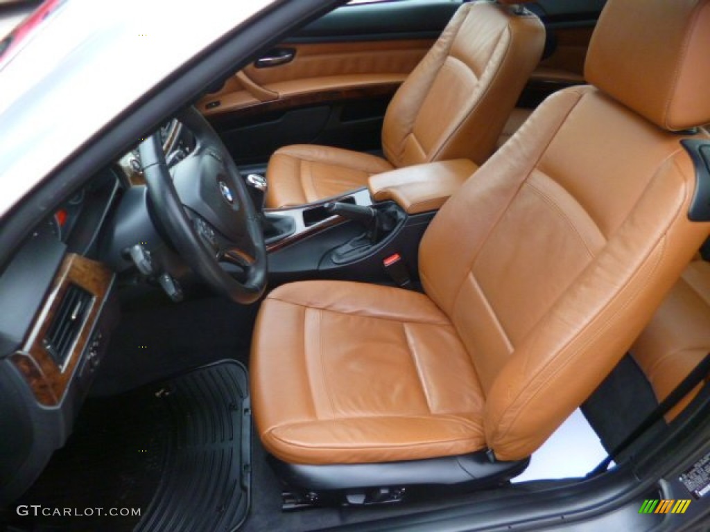 2008 3 Series 335xi Coupe - Sparkling Graphite Metallic / Saddle Brown/Black photo #15