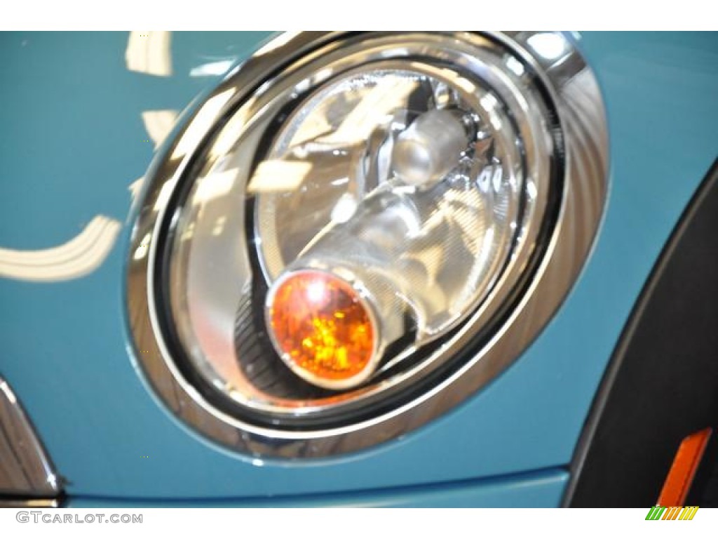 2007 Cooper Hardtop - Oxygen Blue / Grey/Carbon Black photo #2