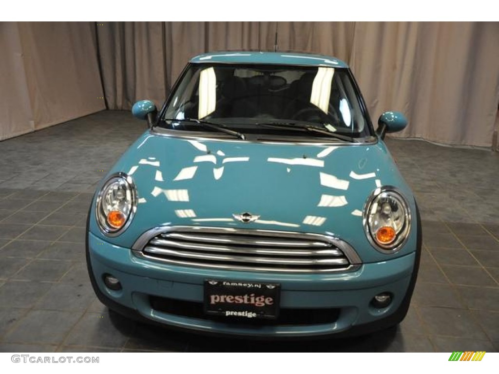 2007 Cooper Hardtop - Oxygen Blue / Grey/Carbon Black photo #3