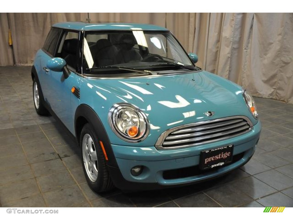 2007 Cooper Hardtop - Oxygen Blue / Grey/Carbon Black photo #4