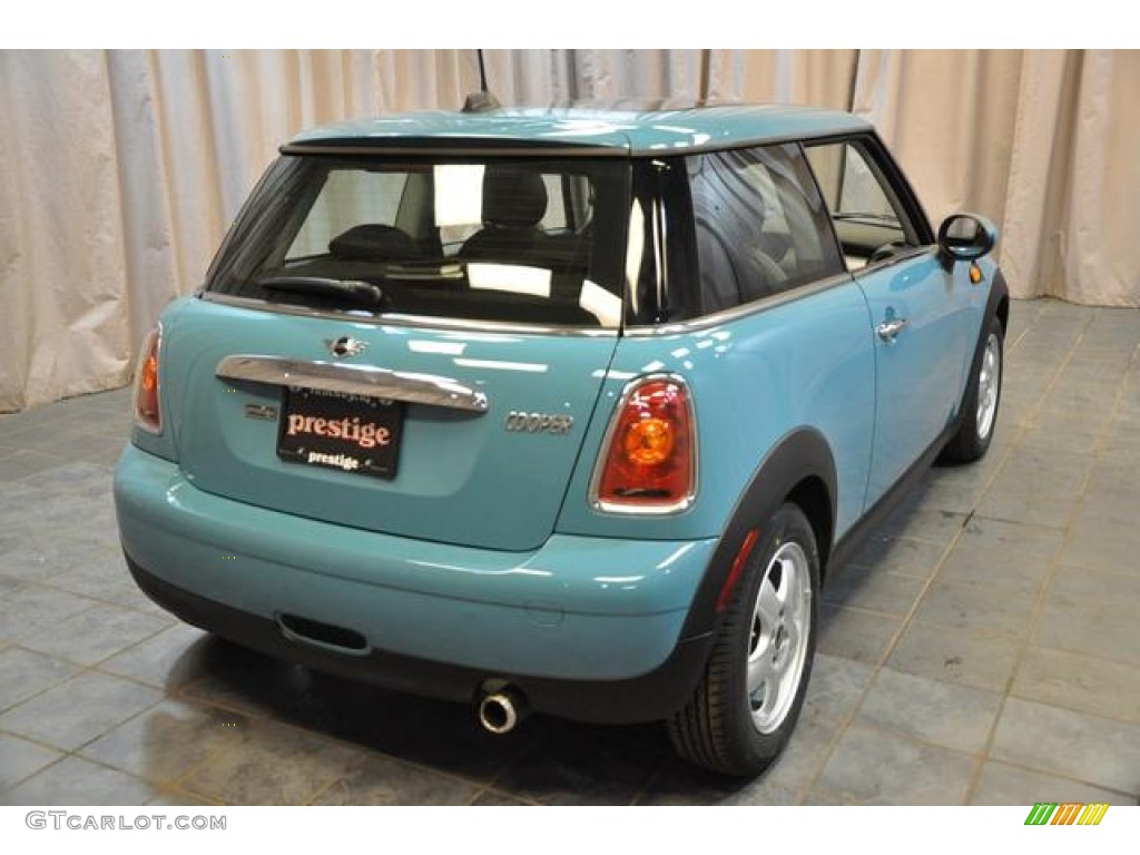2007 Cooper Hardtop - Oxygen Blue / Grey/Carbon Black photo #13